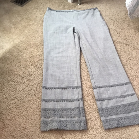 🌸NEW🌸 Moschino Jeans Vintage Lace Pants - Picture 2 of 16